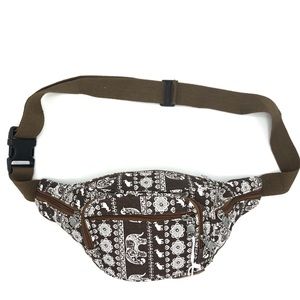 Canvas fanny pack waist hip side bag pouch